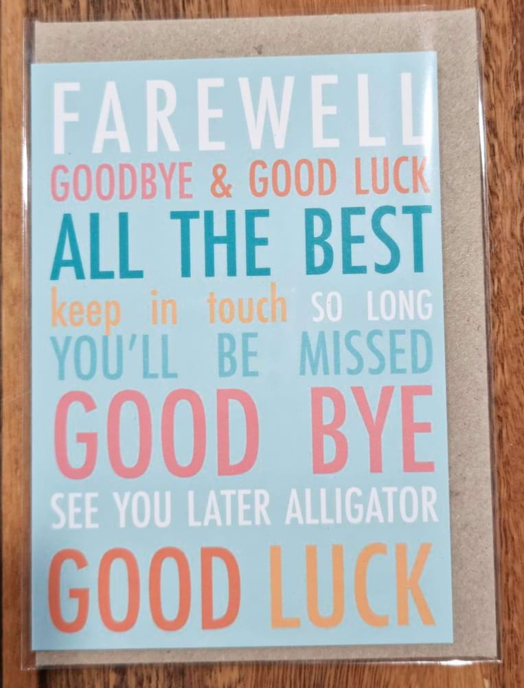Farewell