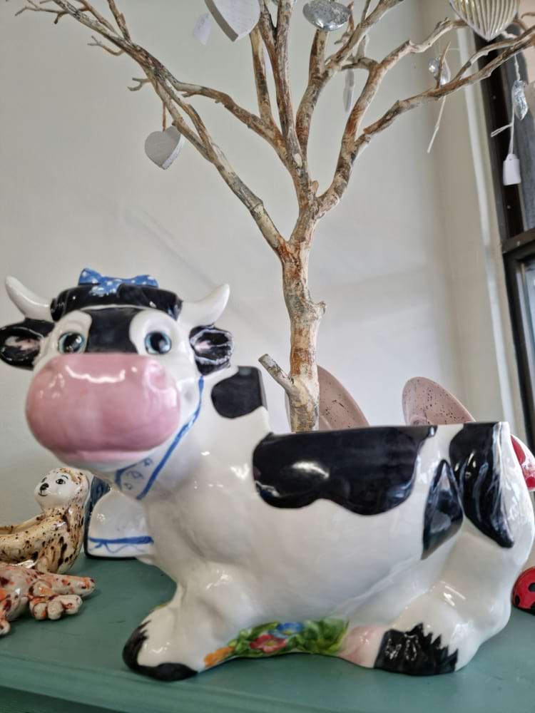 Daisy Cow Planter