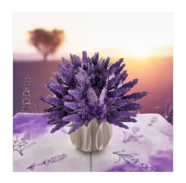 Lavender Vase Pop Up 